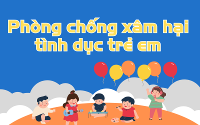 Blue and orange world Children day banner (800 x 500 px)