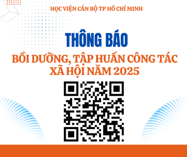 Thông báo về việc tổ chức lớp bồi dưỡng tập huấn dành cho cán bộ, nhân viên, cộng tác viên làm công tác xã hội năm 2025