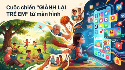 Cuộc chiến 'giành lại trẻ em' từ màn hình